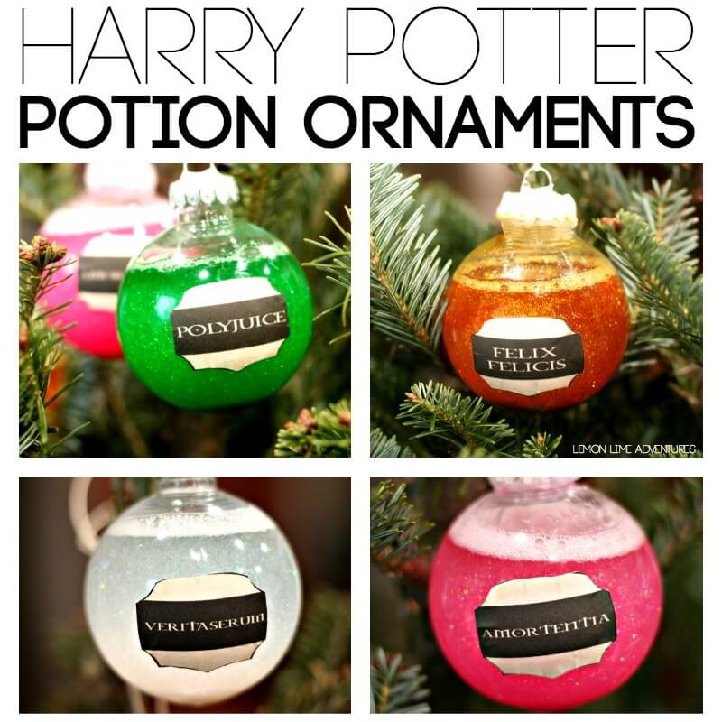 Harry Potter Potions DIY Ornaments
