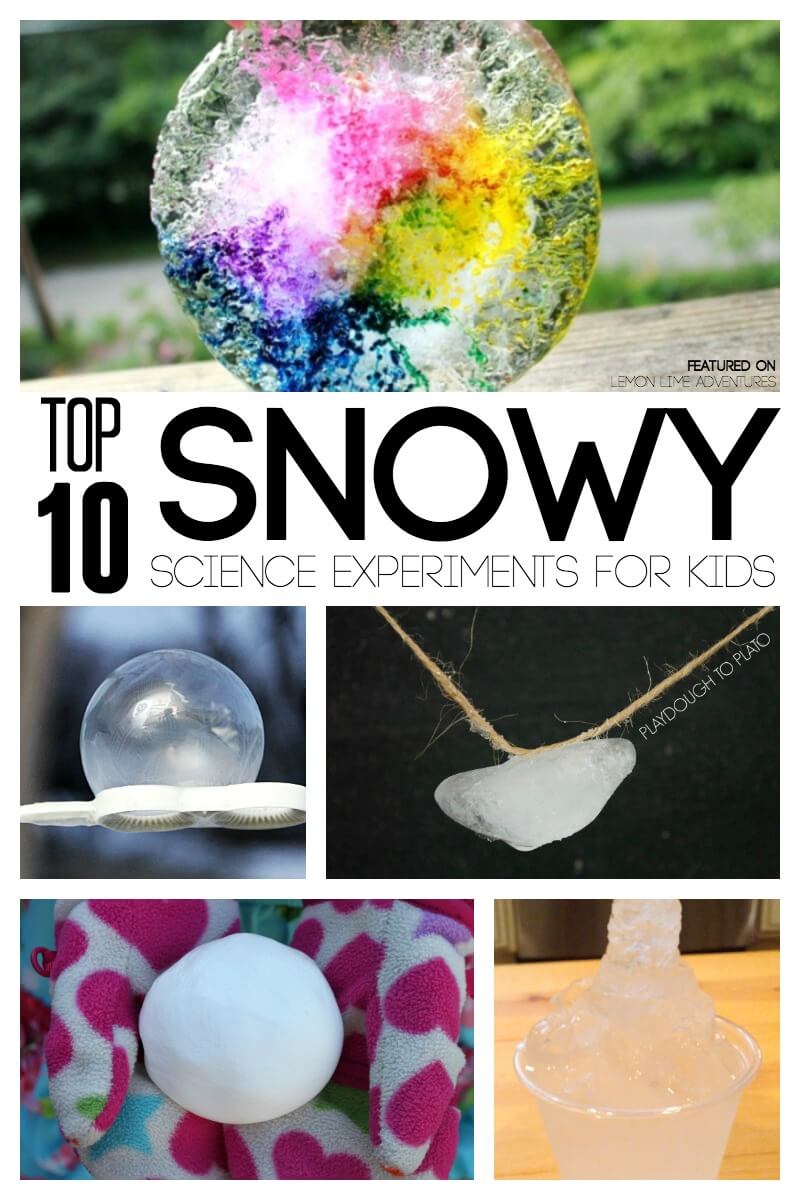 Snowy Science Experiments for Kids