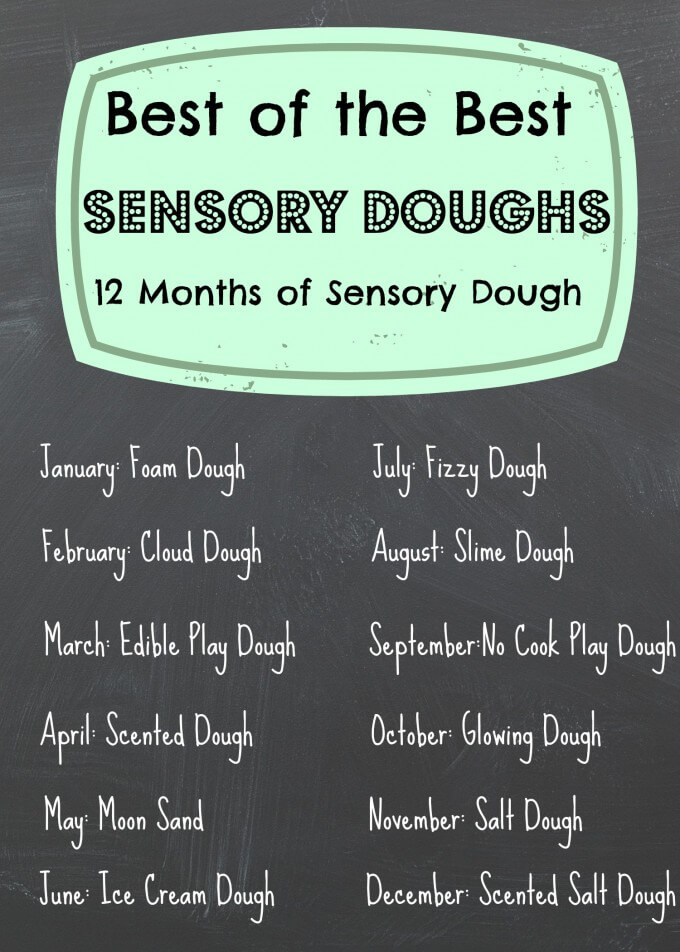 12 months sensory dough 2014