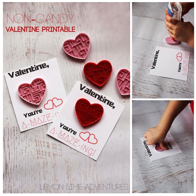 Sensory Friendly Valentine's Printable for Sensory Seeking Kids. Nix the sugary junk and send your children to school with these fun fidgets for their friends!