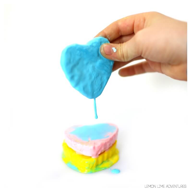 Melted Heart Science Experiment