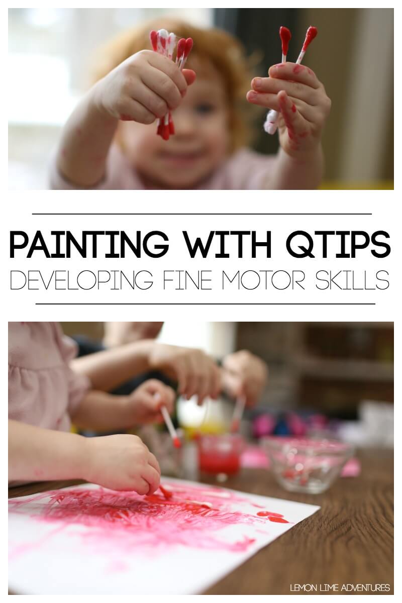 Painting without Brushes for Fine Motor Skills