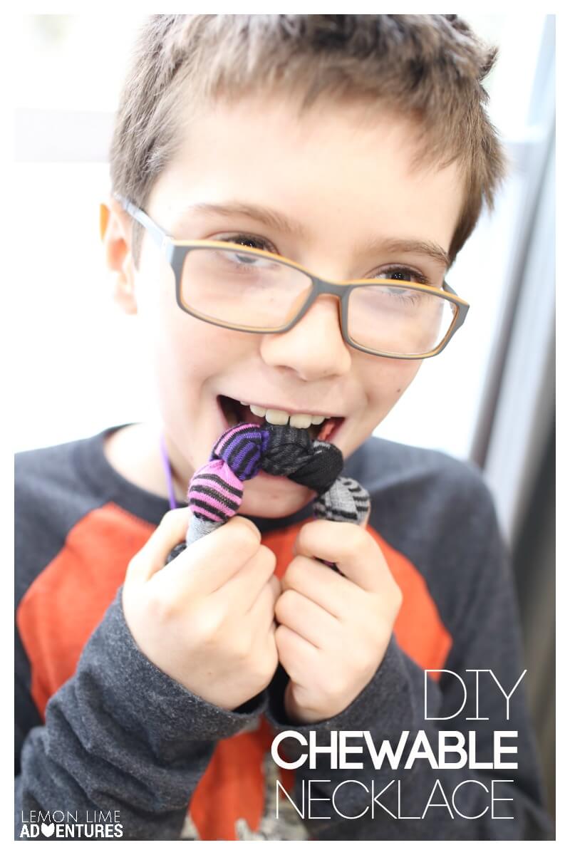 DIY Chewable Necklace Jewelry for Oral Sensory Input