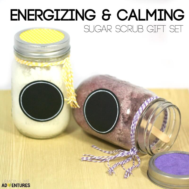 Energizing and Calming Sugar Scrub Gift Set