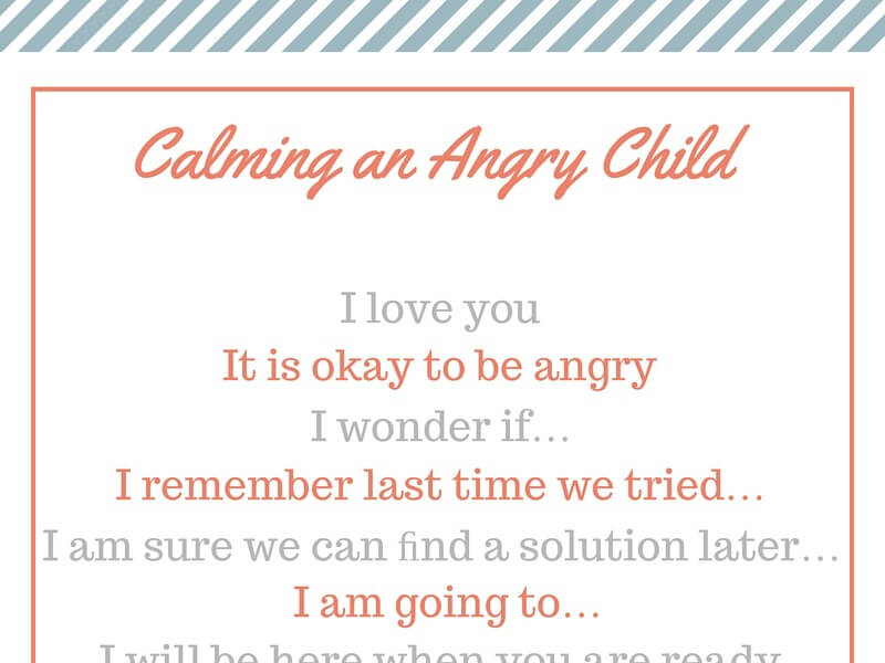 calm an Angry Child
