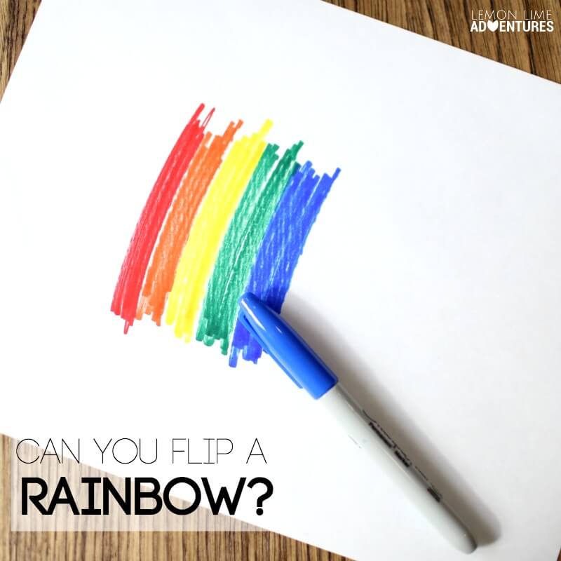 can You Flip a Rainbow Experiment for Kids