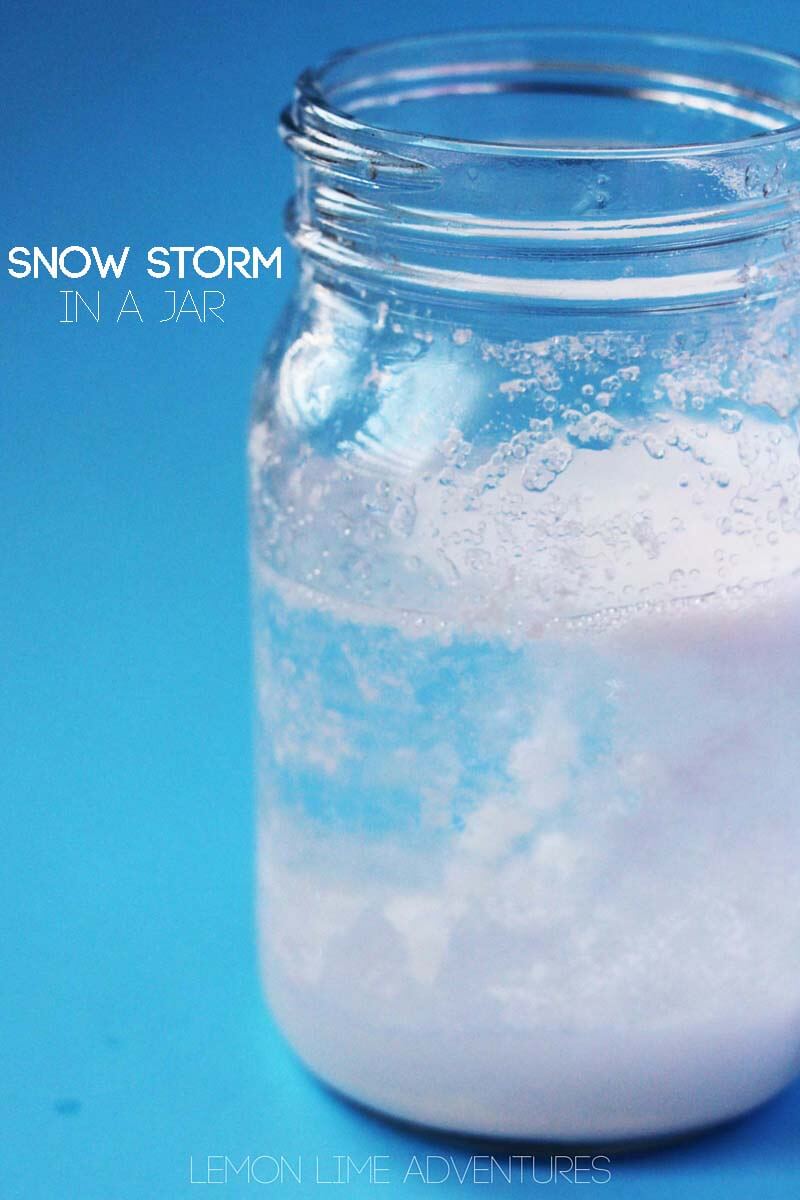 snow storm in a jar pin