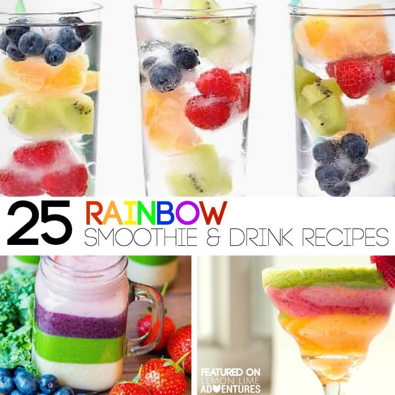 25 Rainbow Drink & Smoothie Recipes
