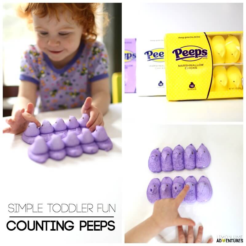 Counting Peeps Simple Toddler Fun