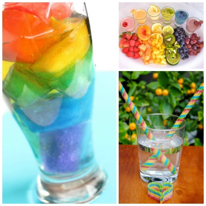 Rainbow Drinks and Party Ideas