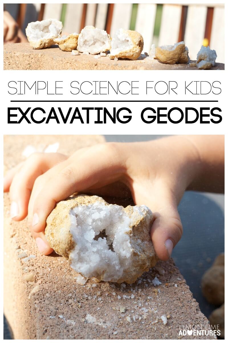 Excavating Geodes Simple Science for Kids