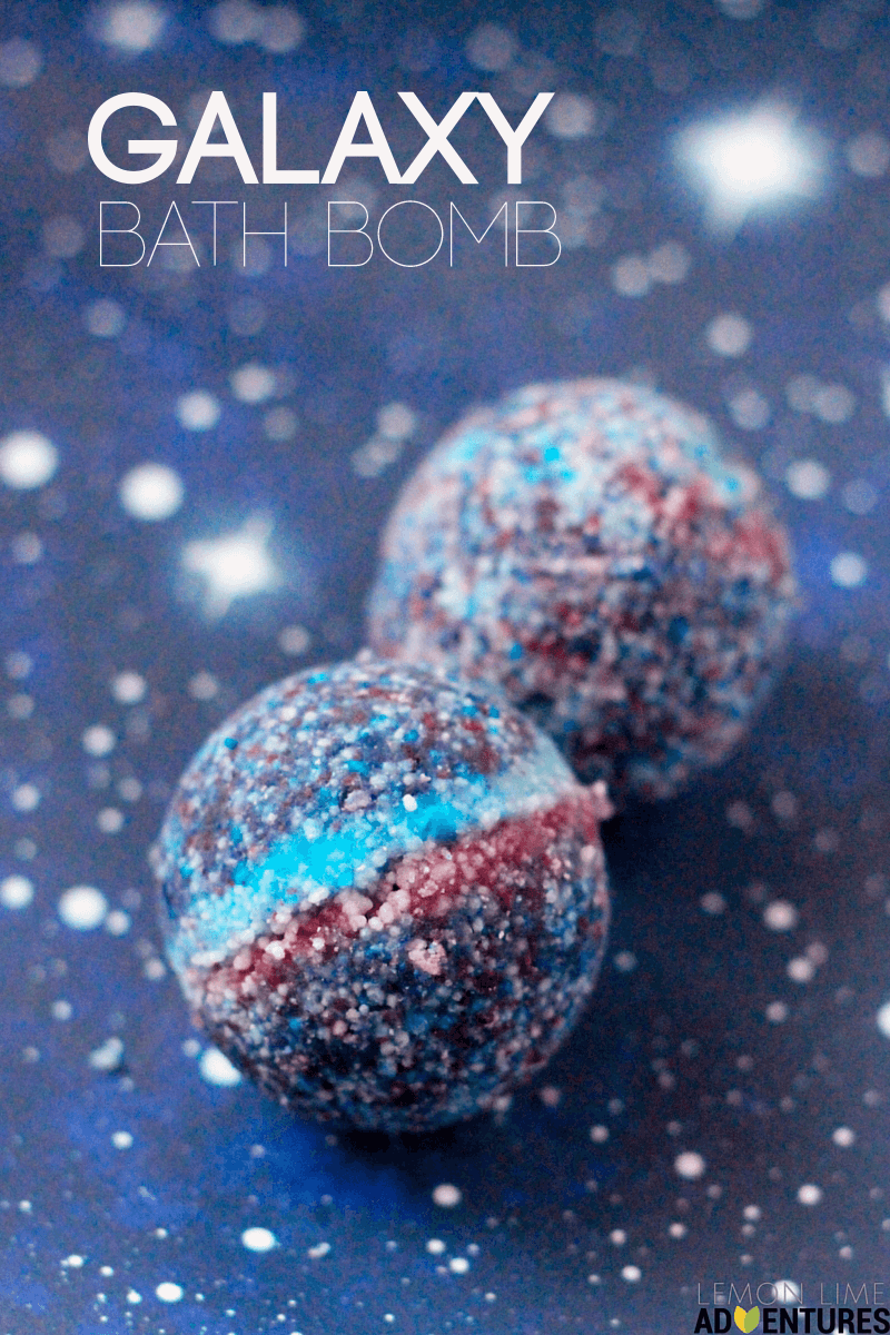 Totally awesome galaxy bath bombs!