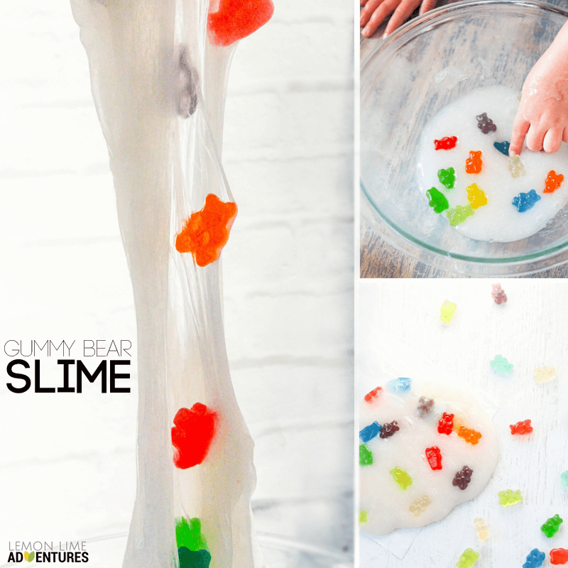 gummy bear slime composite