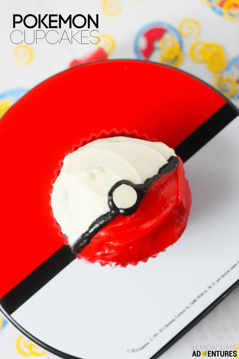 Kids will love helping to make these easy Pokemon Cupcakes - perfect for a Pokemon birthday party!