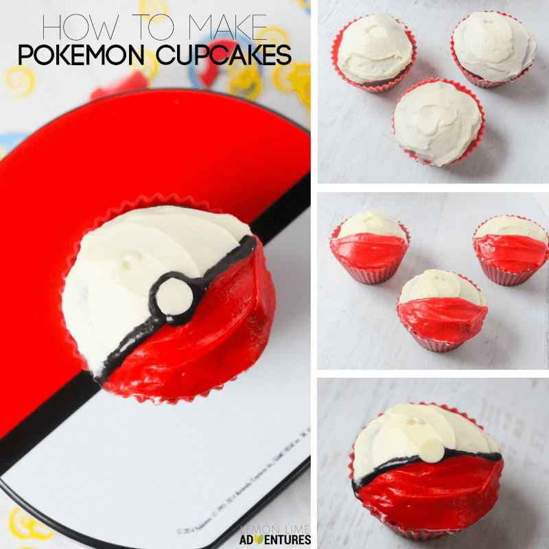 simple pokemon cupcakes