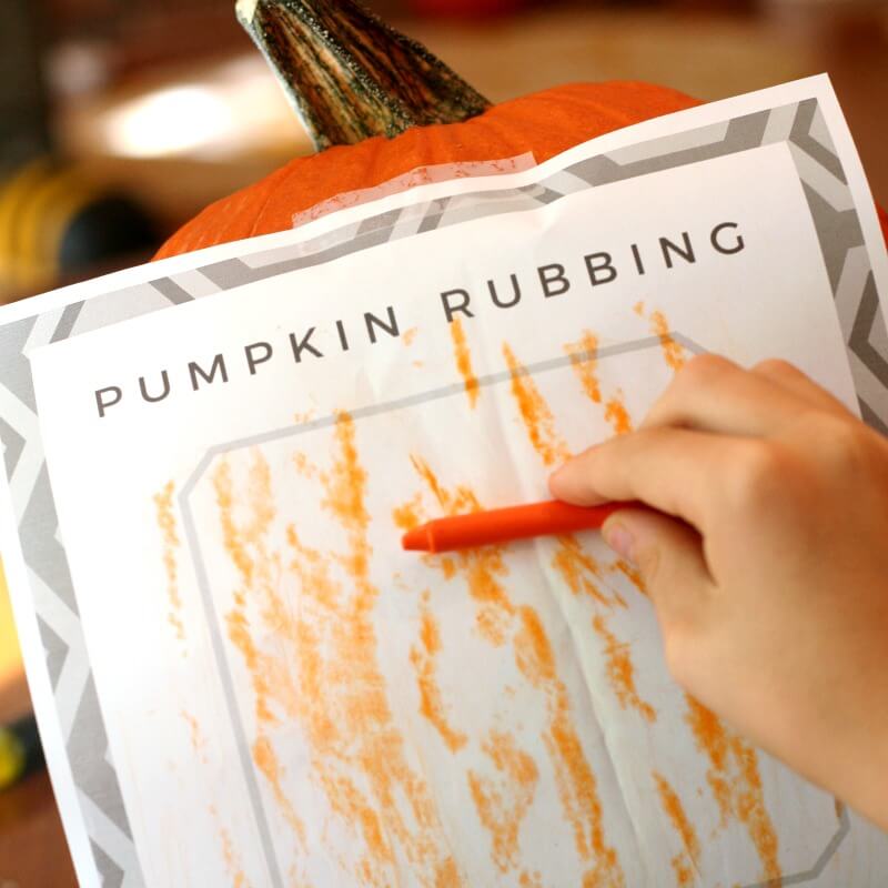 Pumpkin Rubbing