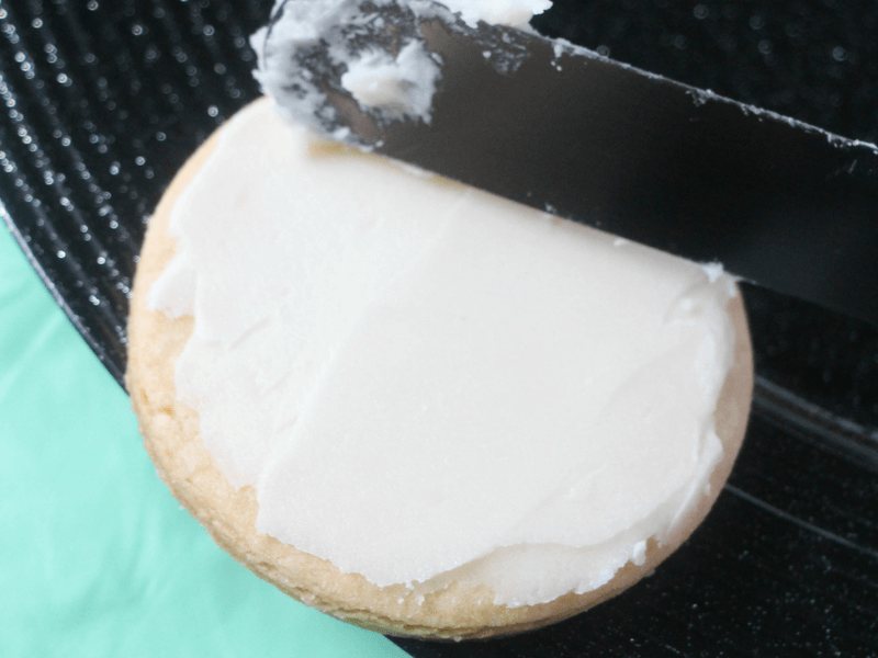 Totally awesome atomic sugar cookies are perfect for a science birthday party!