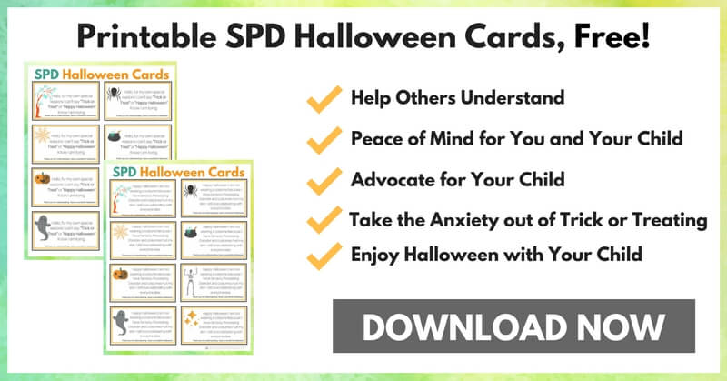 SPD Printable Halloween Cards