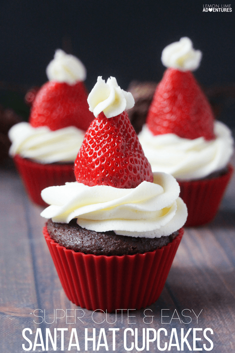 super-cute-santa-hat-cupcakes