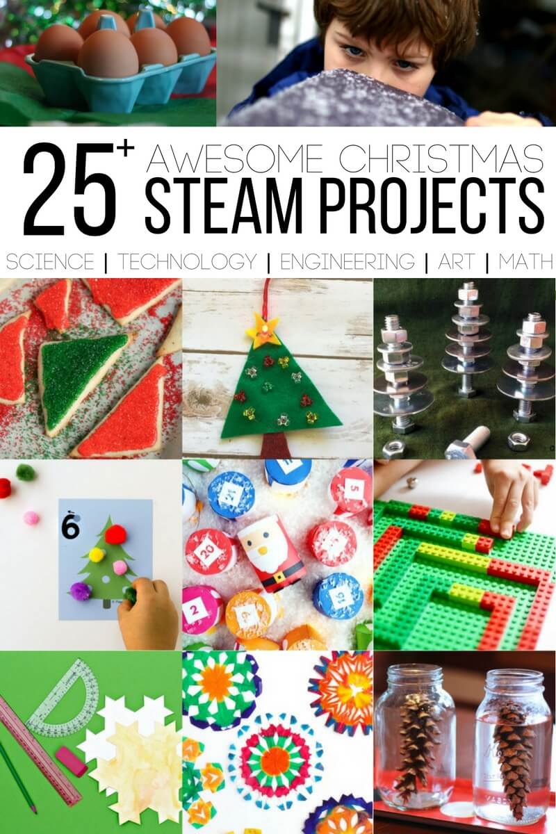 25 Christmas STEAM Projects for kids