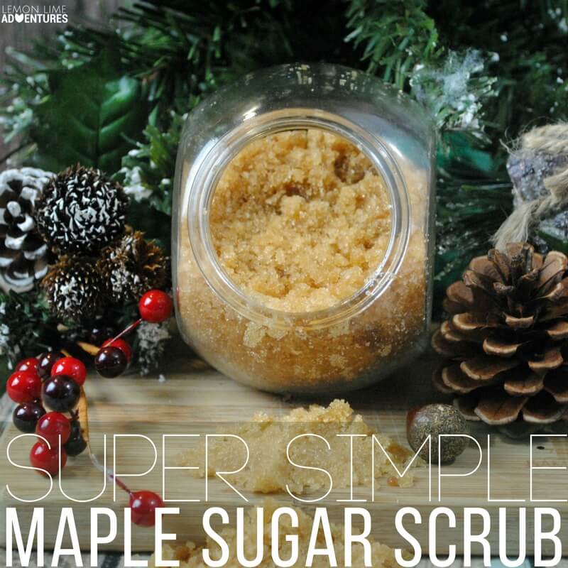 Super Simple Maple Sugar Scrub Recipe!