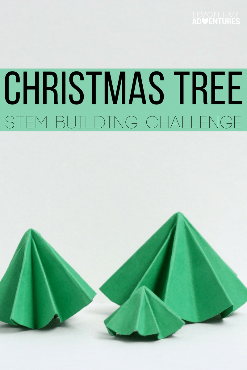 Combine Christmas with geometry and engineering in this super-fun Christmas tree building challenge that transforms paper circles into 3D trees!