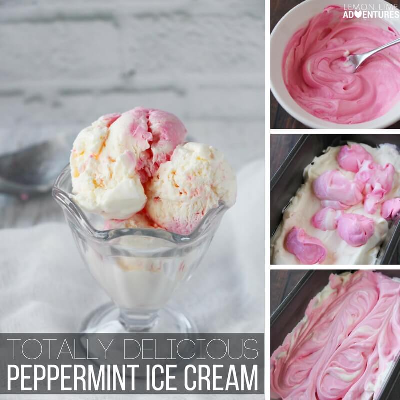 Totally Delicious Peppermint Ice Cream