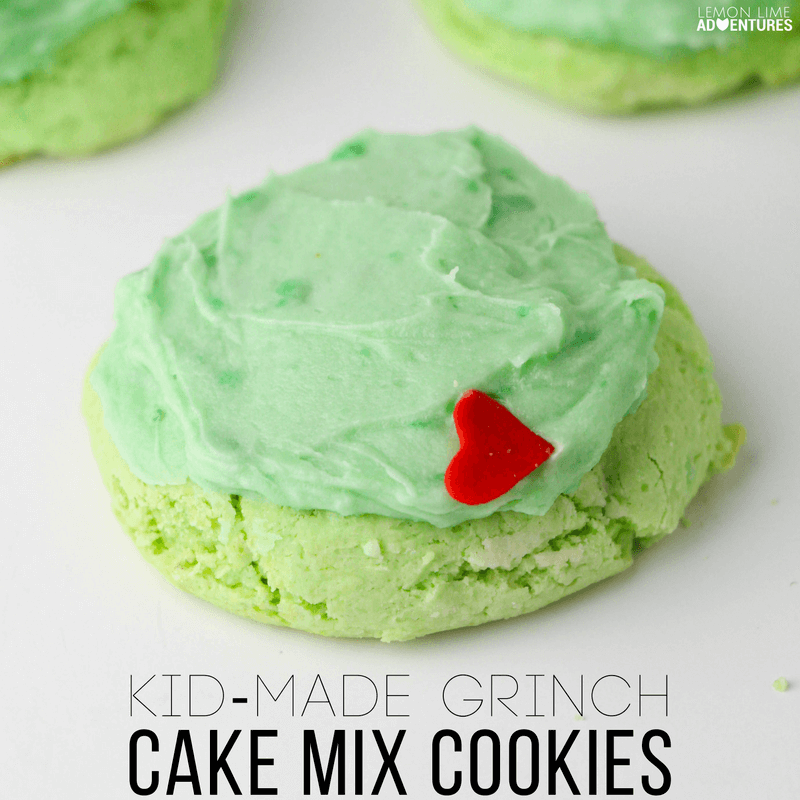 cake-mix-grinch-cookies-kids-can-make