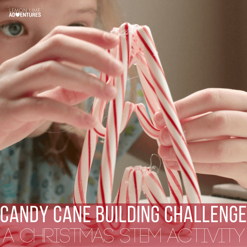 Kids love building? Kids love Christmas? Challenge them to create their own candy cane creations in this fun STEM candy cane building challenge!