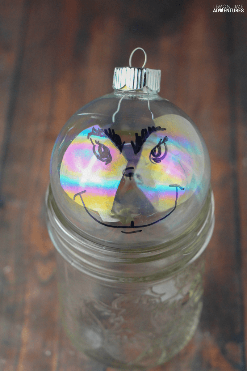 Super Easy Totally Rotten DIY Grinch Ornament!