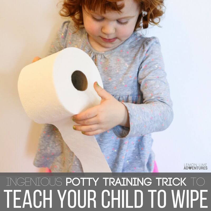potträning Trick för att lära ditt barn att torka