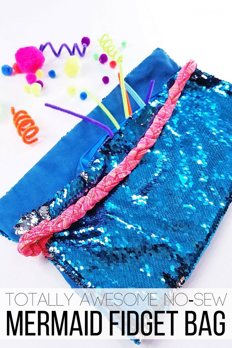 Totally Awesome No-Sew Mermaid Fidget Bag