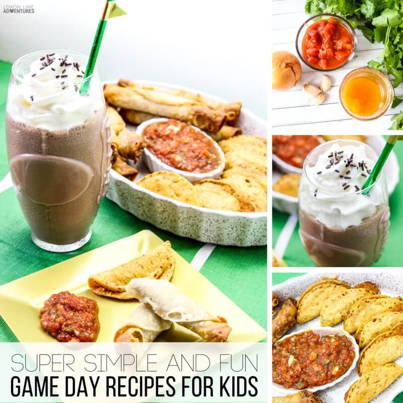  super simple game day recipes for kids
