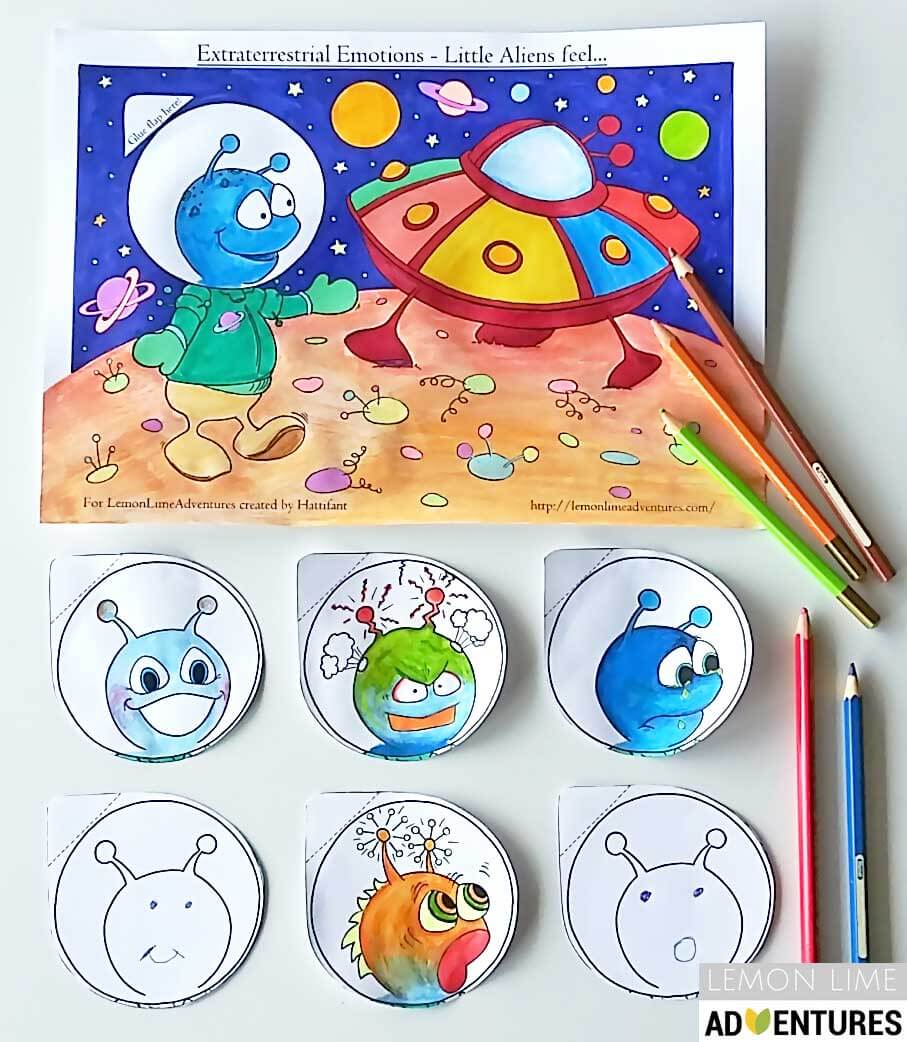 Out of this World Emotions Printable for Kids