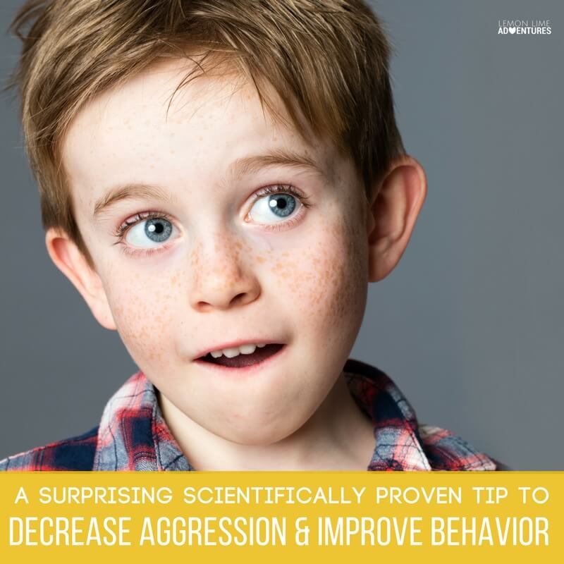 A Surprising Scientifically proven tip to decrease aggression and improve behavior
