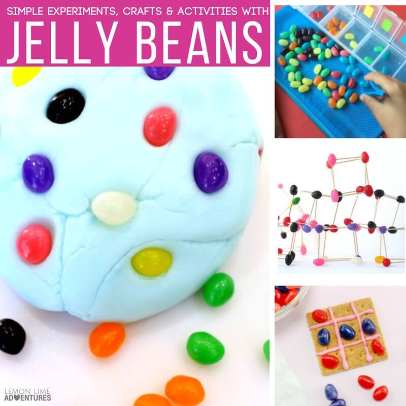Simple Crafts Experiments and Activities with Jelly Beans Kids will Love