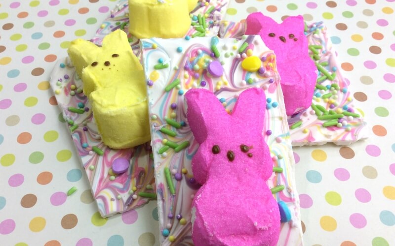 Super Simple and Yummy Peeps Candy Bark