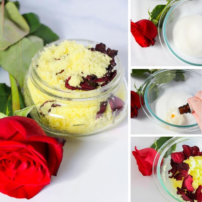 How to make this totally awesome Beauty and the Beast sugar scrub!