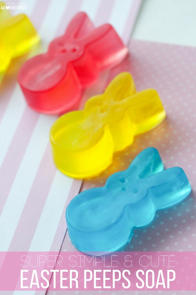 Super Simple Peeps Soap for Easter!