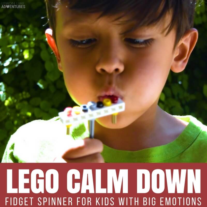 LEGO CALM DOWN Fidget Spinner for Kids with Big Emotions