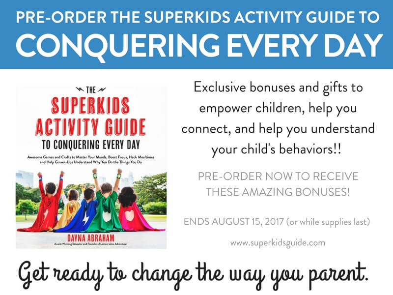 PREORDER The Superkids Activity Guide to Conquering Every Day- parents