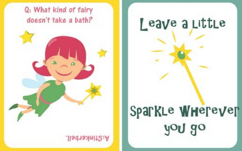 Super Sweet Fairy Tale Printable Lunch Notes for Back to School