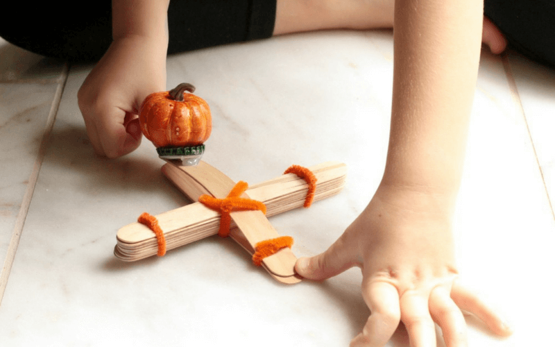 Pumpkin Catapult Fall STEM Activity
