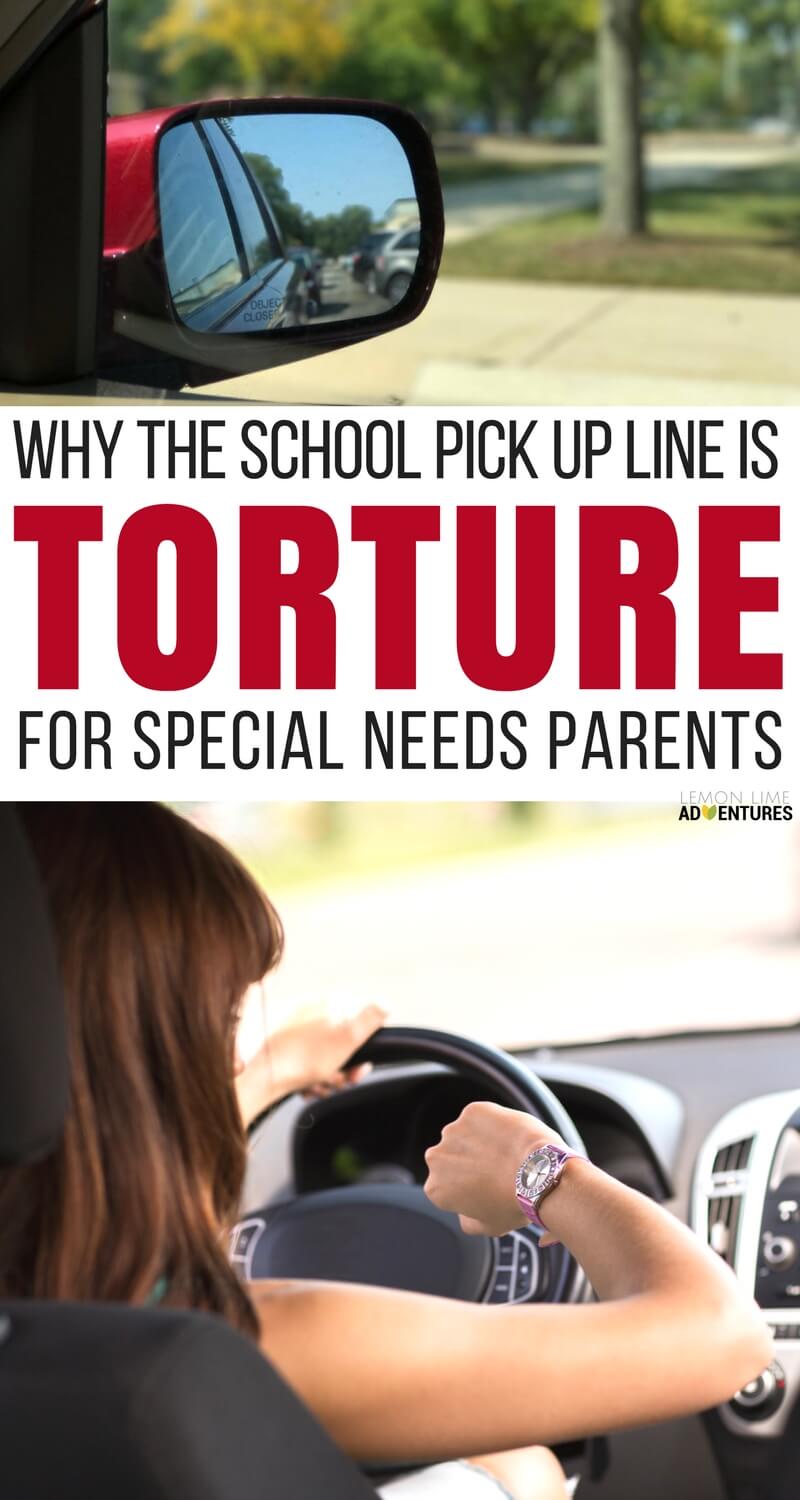 Why the School Pick Up Line is Torture for Special Needs Parents