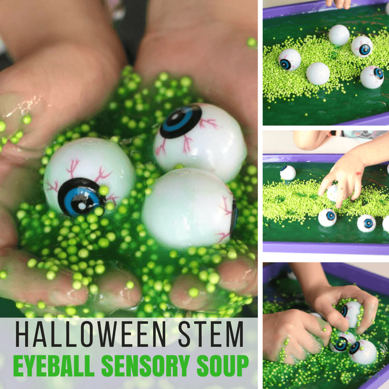 Spooky Sensory Tub Halloween STEM Activity for Kids