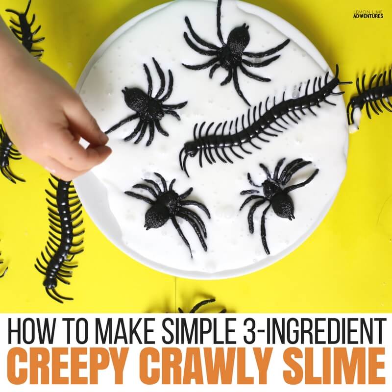 Super Simple 3-Ingredient Creepy Crawly Slime