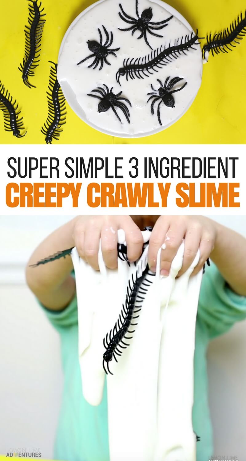 Super Simple 3-Ingredient Creepy Crawly Slime
