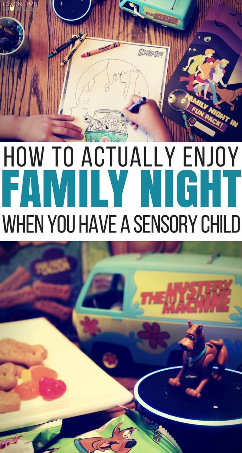 How to Actually Enjoy Family Night When You Have a Sensory Child