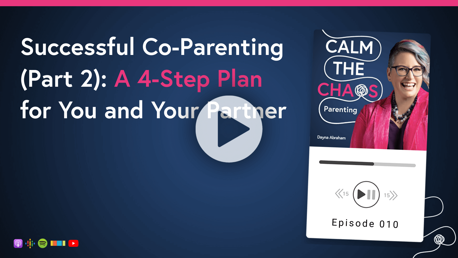 successful co-parenting, Dayna Abraham, Calm the Chaos